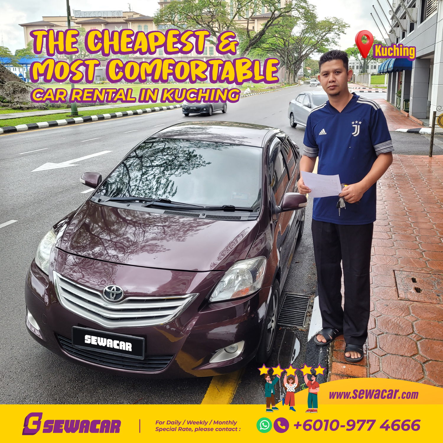 Kuching Car Rental Kereta Sewa Murah Kuching Sewacar The Cheapest And