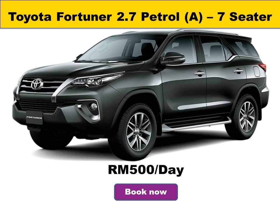 Toyota Fortuner Petrol (A) 2.7cc - 7 seater